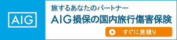 AIG損保の国内旅行損害保険